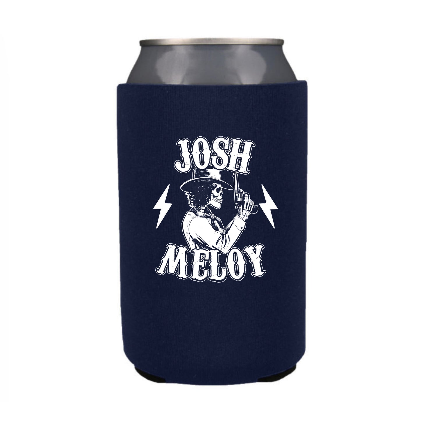 Navy Guns Up koozie